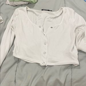 Long sleeve button down top